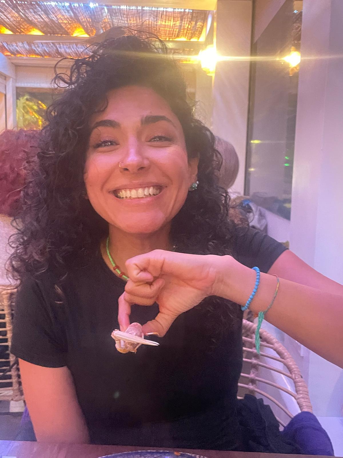 Daniela smiling warmly